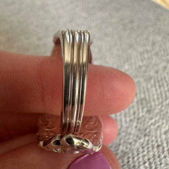 Silver Plated Spoon Ring - Picture 12 of 13